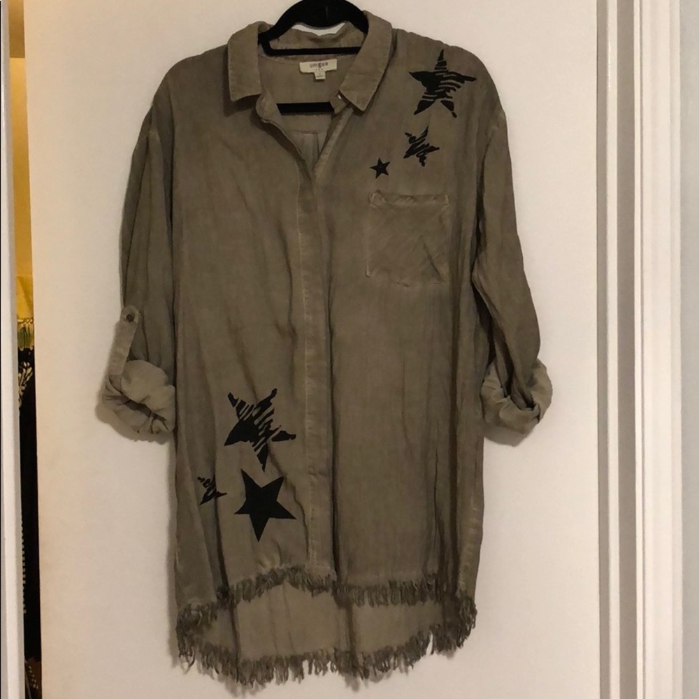 Army green top